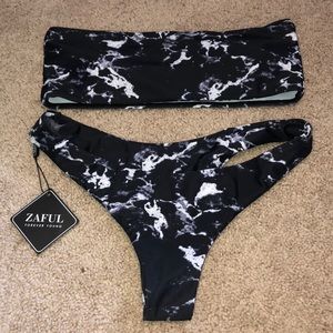 Zaful Marble Bikini